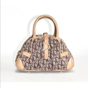 Dior Vintage mini logo authentic  bowler bag..